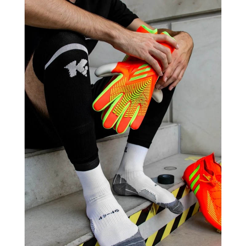 Mangas de fútbol Keepersport GK negro