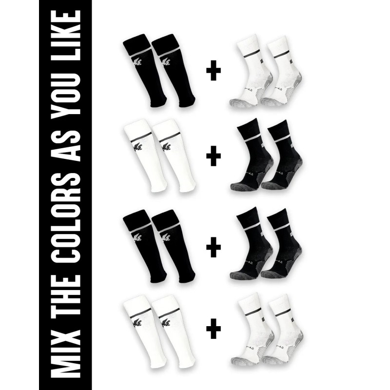 Mangas de fútbol Keepersport GK negro