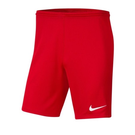 Calzonas rojas Nike Park III Short Kids