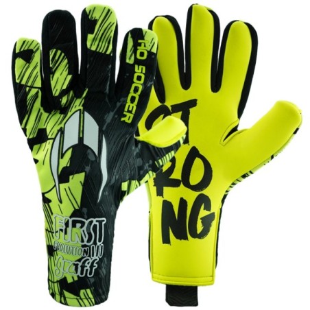 Guantes HO Soccer First Evolution III NG Graffiti Lime