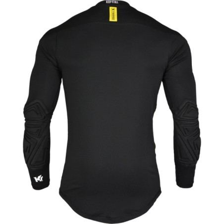 Camiseta negra de portero Keepersport Powerpadded