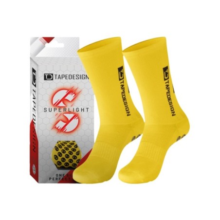 Calcetines amarillos Tapedesign Gripsocks Superlight Socks