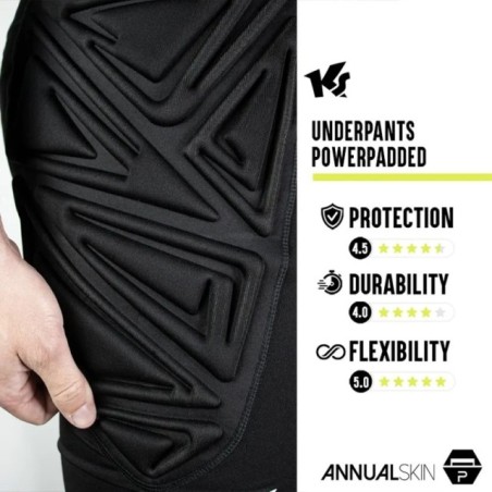 Mallas negras acolchadas Keepersport Powerpadded