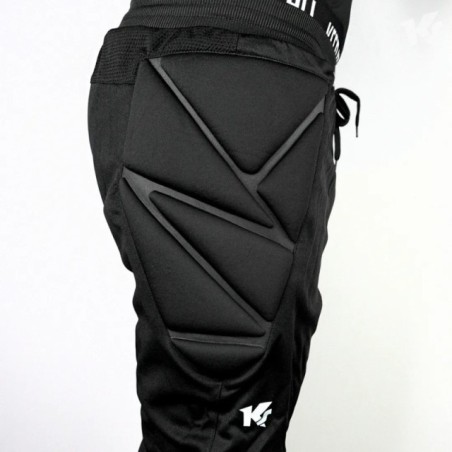 Malla negra Keepersport GK Pants Basicpadded 3/4