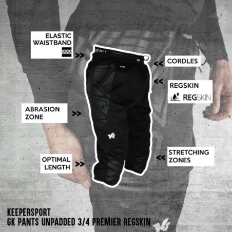 Pantalón Keepersport Unpadded 3/4 Premier Regskin