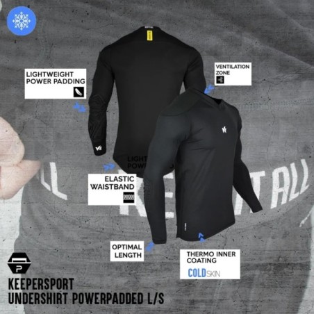 Camiseta Keepersport PowerPadded Coldskin Jun