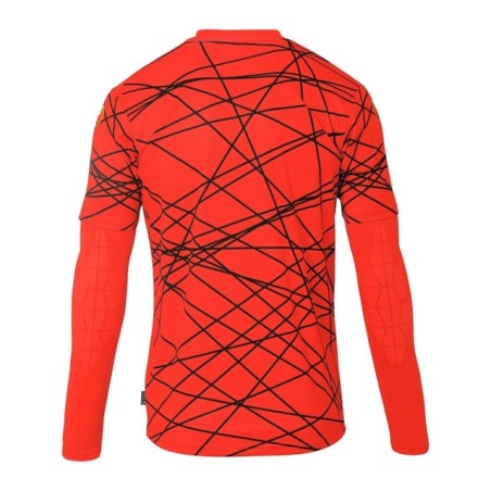 Equipación portero roja Uhlsport Fire Edition Torwart Trikot Set