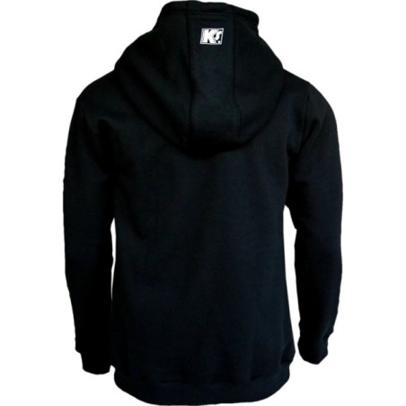 Sudadera negra KEEPERsport Basic Hoodie l/s (b/w)