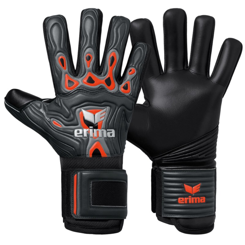 Guantes negros Erima FleX-Ray Hardground