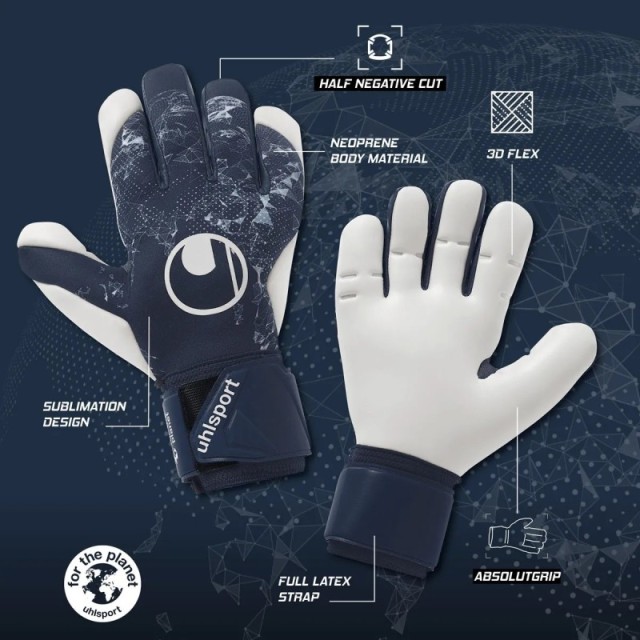 Guantes de portero Uhlsport Earth Edition Absolutgrip HN Guantes de portero Uhlsport Earth Edition Absolutgrip HN