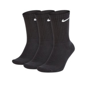 Calcetines negros Nike Everyday Cushion Crew 3 Pack Socks
