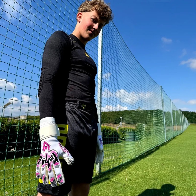 Guantes de portero Rehab Fighter NC pink