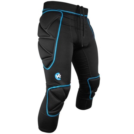 Malla negra Keepersport Basicpadded 3/4 Challenge