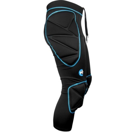 Malla negra Keepersport Basicpadded 3/4 Challenge