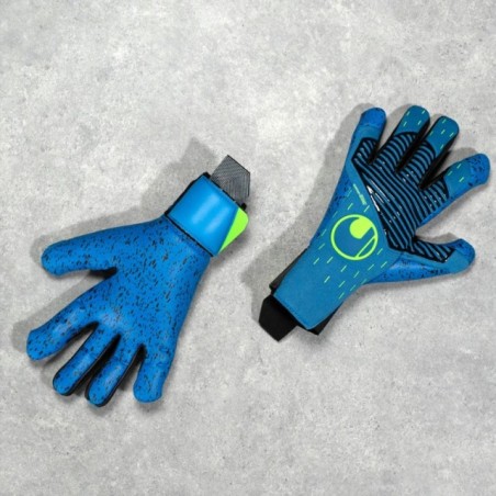 Guantes de portero Uhlsport Aquagrip HN azules