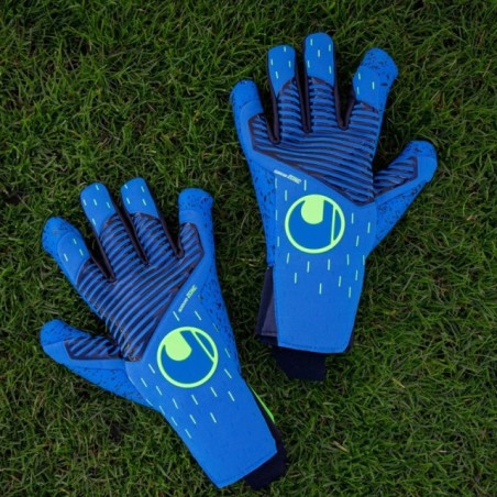 Guantes de portero Uhlsport Aquagrip HN azules