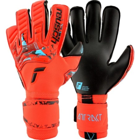 Guantes Reusch Attrakt Gold X Electric Red