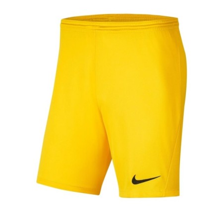 Pantalones fútbol cortos amarillos Nike Park III