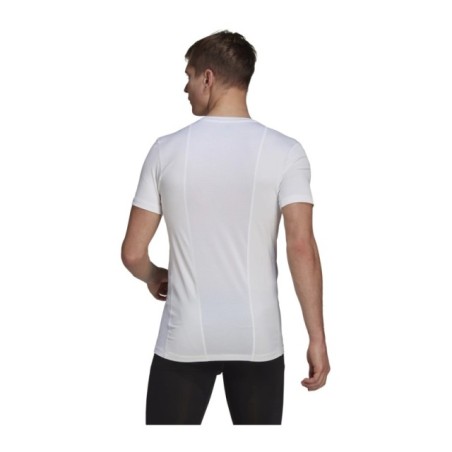 Camiseta blanca Adidas Techfit s/s