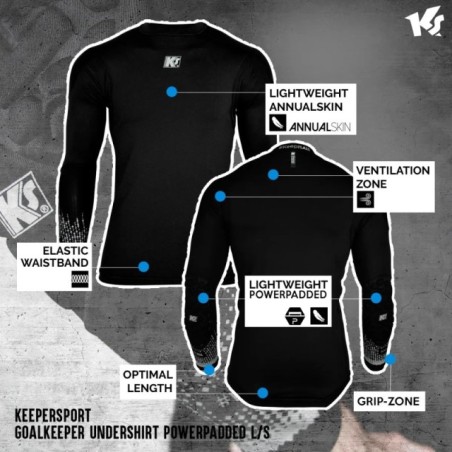 Camiseta interior KEEPERsport Powerpadded niño