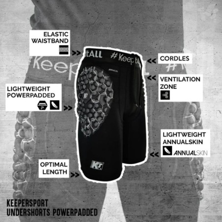 Pantalón interior KEEPERsport Powerpadded niño