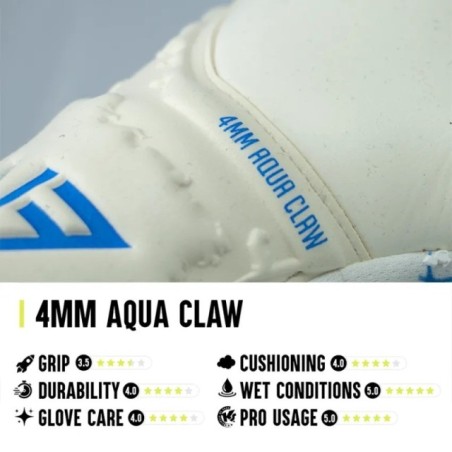 Guantes portero blanco y azul