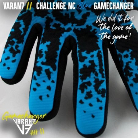 Guantes Keepersport azul y negro