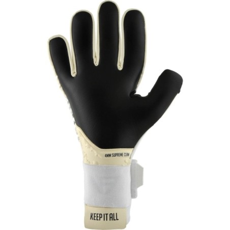 Guantes de portero blancos