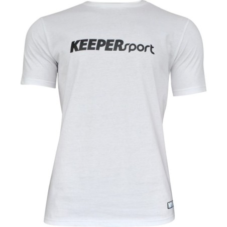Camiseta blanca manga corta Keepersport
