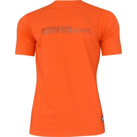 Camiseta naranja manga corta Keepersport