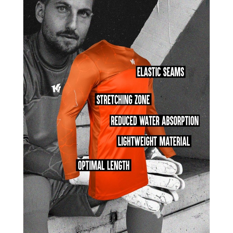 Set deportivo naranja Keepersport GK L/S
