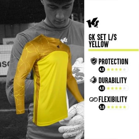 Set deportivo amarillo Keepersport GK L/S