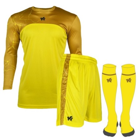 Set deportivo de niño Keepersport GK L/S amarillo
