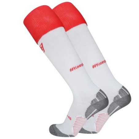 Calcetines blancos y rojos Keepersport Match GK