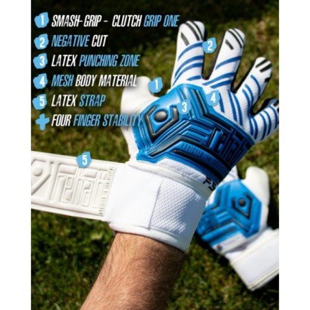 Guantes portero azules