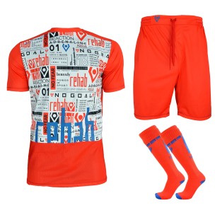 Conjunto Rehab Goalkeeper Graphic rojo s/s