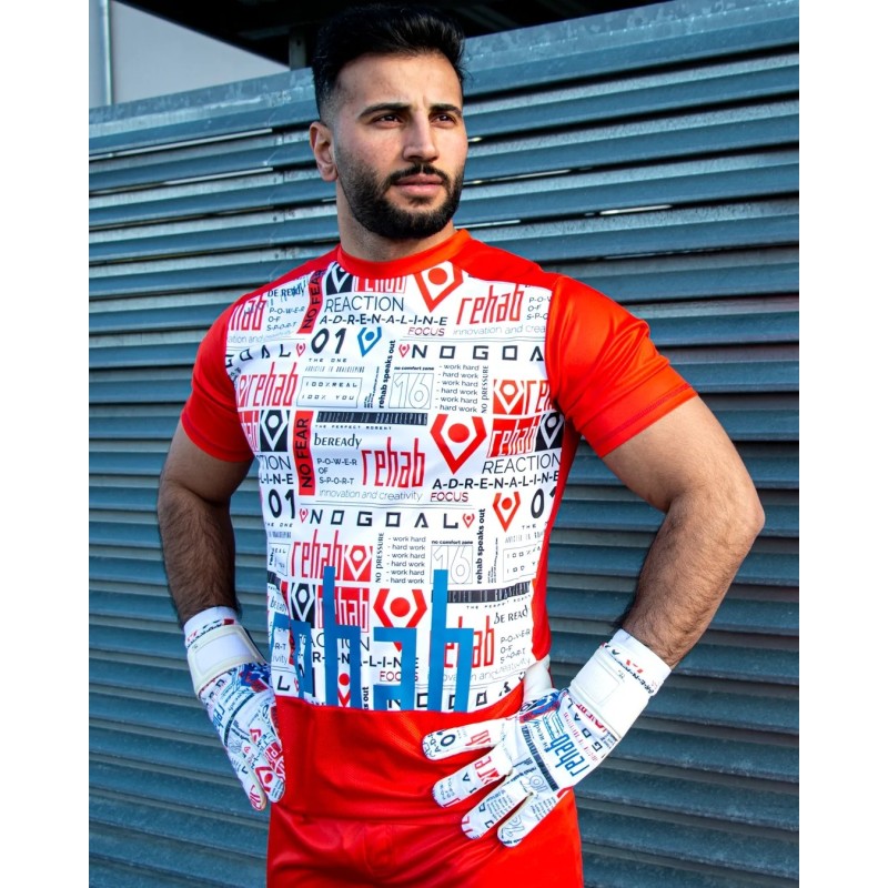 Conjunto Rehab Goalkeeper Graphic rojo s/s