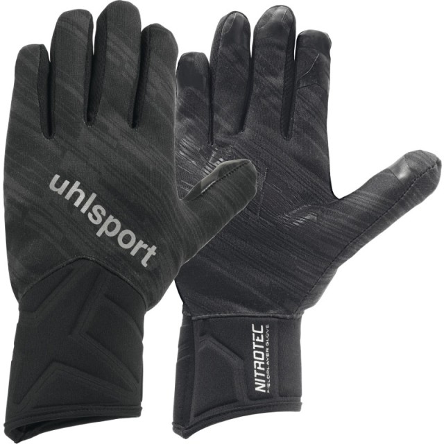 Guantes negros de portero Uhlsport Nitrotec Guantes negros de portero Uhlsport Nitrotec